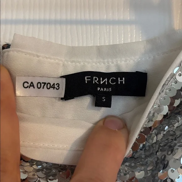 FRNCH tiered sequinned skirt - Picture 2 of 11